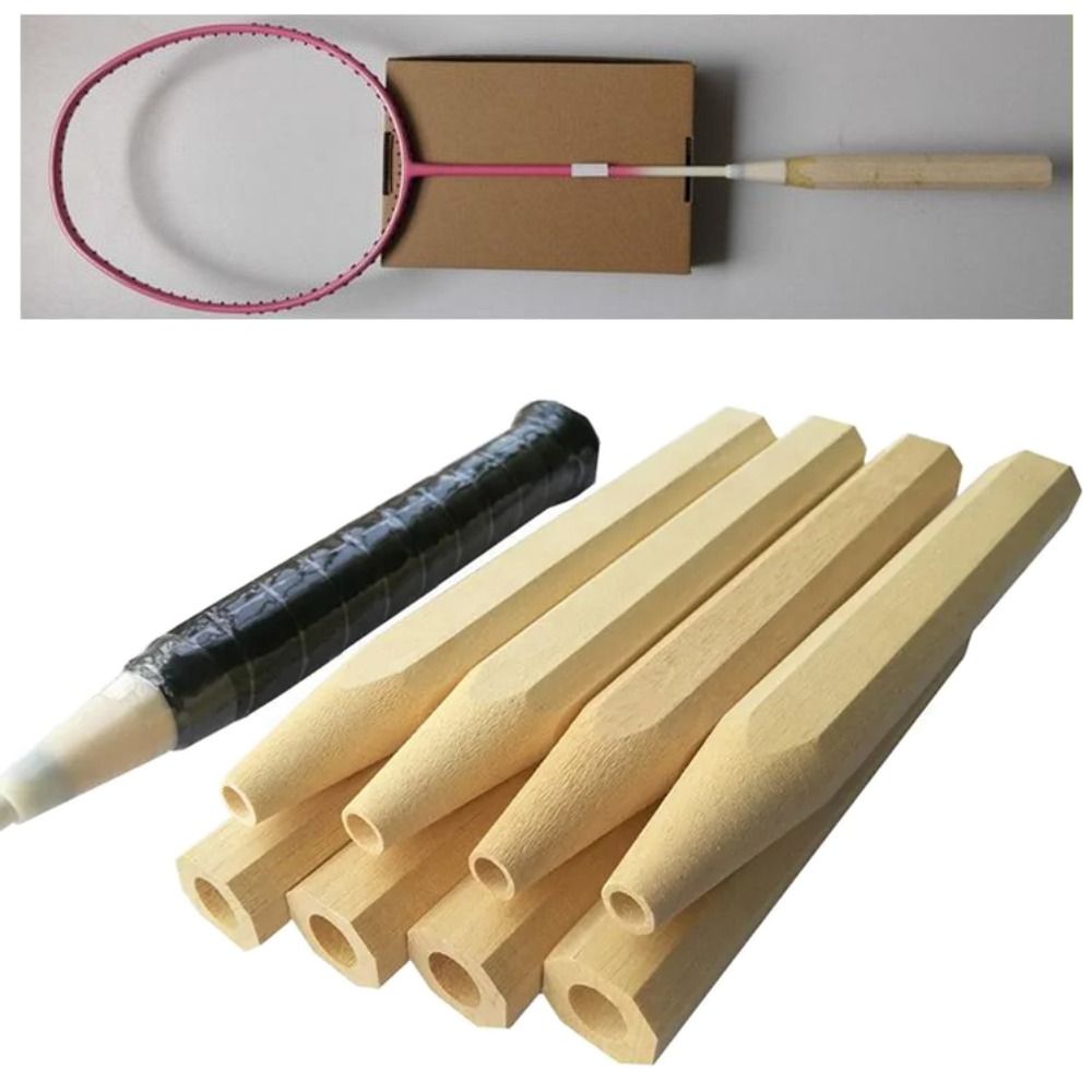 مقبض خشبي إبداعي لمضرب الريشة  - مراجعة Badminton Grip وسعره