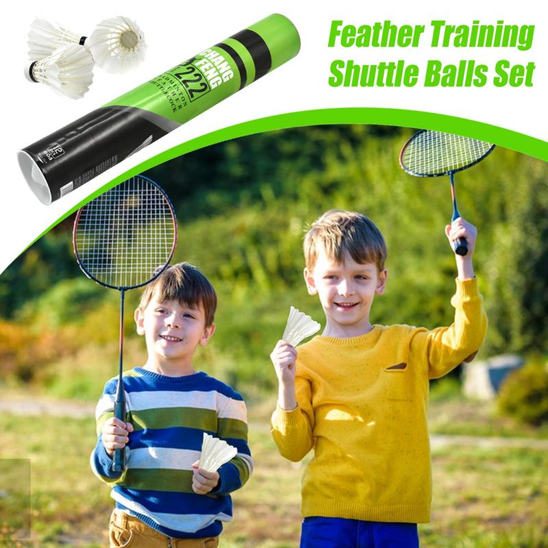 12 قطعة من كرات الريشة الطائرة - مراجعة Feather Shuttlecock وسعره